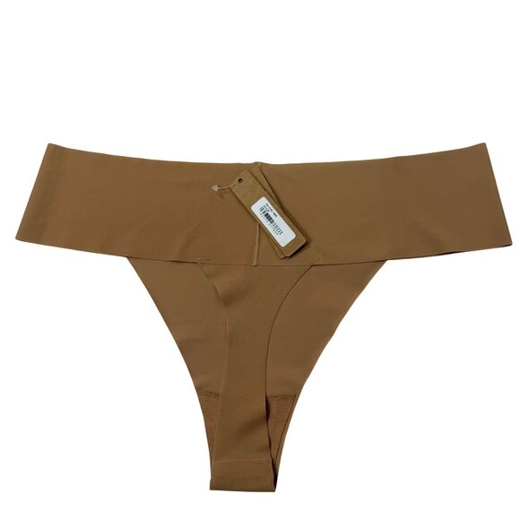 SKIMS Naked Thong Lot of 2 Ochre Sienna Medium - Picture 6 of 12